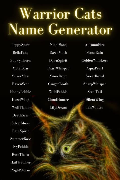 fantasy cat name generator